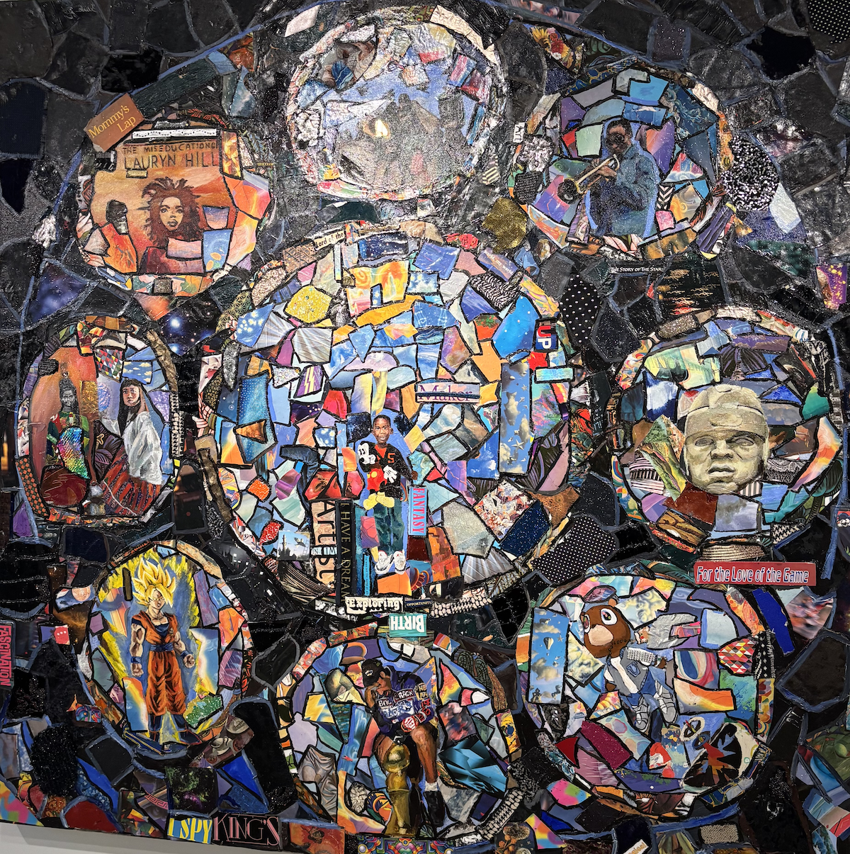 The latest addition to the Banneker-Douglass-Tubman Museum, “Sacred Spaces” premieres a masterclass in mixed media, honoring African American heritage with intentionally crafted oil paintings, sculptures, and installations that challenge ideas of cultural identity and social perception. (Jada Ingleton/The Washington Informer)