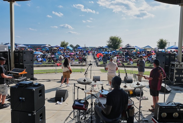 Soak up the sounds of summer along the Anacostia River, with free outdoor concerts at Bladensburg Waterfront Park. (Courtesy of Prince George’s Parks)