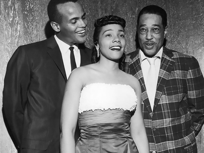 From Negro Spirituals to hip-hop today, Black art has historically been critical to sharing African American narratives and shaping American culture, with African American artists also serving as outspoken freedom fighters. Artists such as Harry Belafonte, classically trained singer, Coretta Scott King, wife of civil rights leader the Rev. Dr. Martin Luther King Jr., and D.C. native and legendary bandleader Duke Ellington, shifted culture through their activism. (Courtesy Photo, Smithsonian National Museum of African American History and Culture, G. Marshall Wilson, 1956)