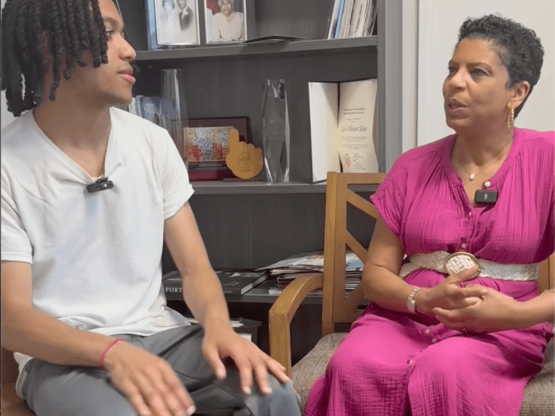 Screenshot from Best of The DMV video featuring Stacie Lee Banks of Lee’s Flower Shop in Washington, D.C.